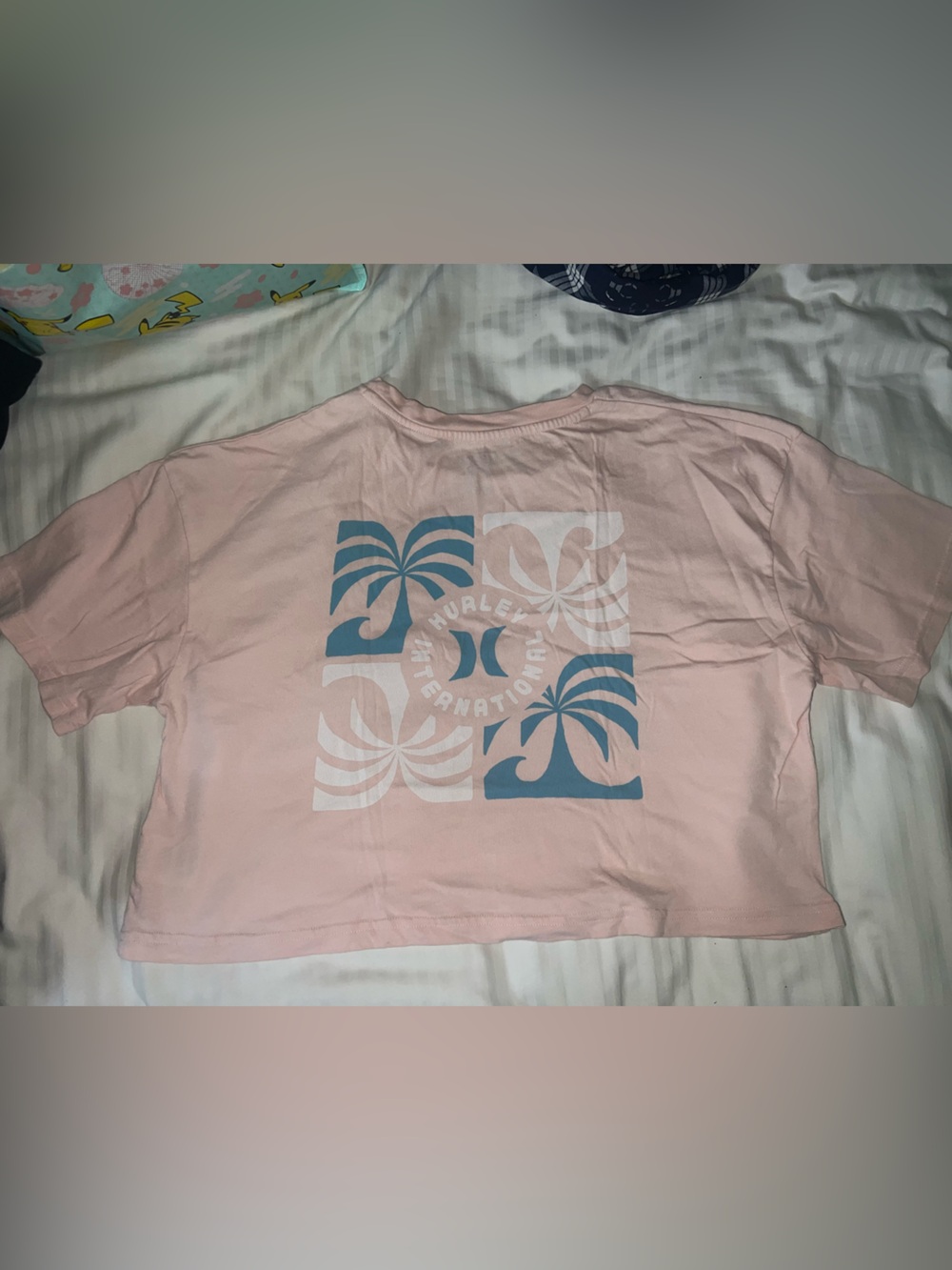 Hurley Pink Cropped Women’s Tee